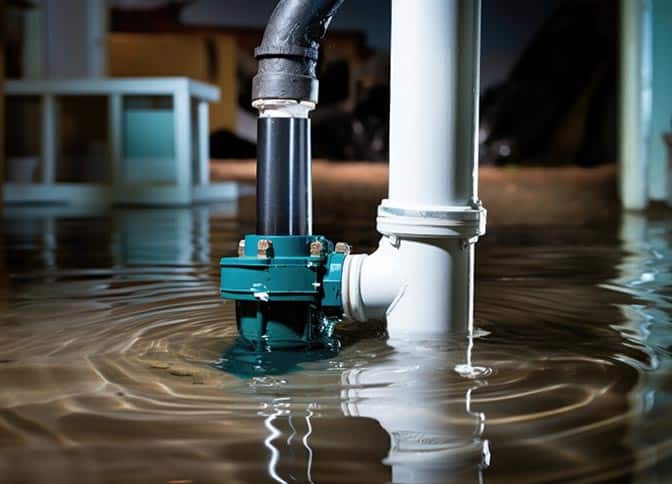 southern kentucky sump pump back up due to freeze