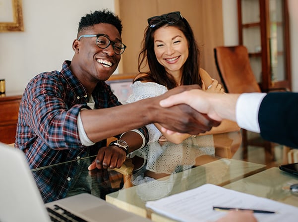 shaking hands on a deal