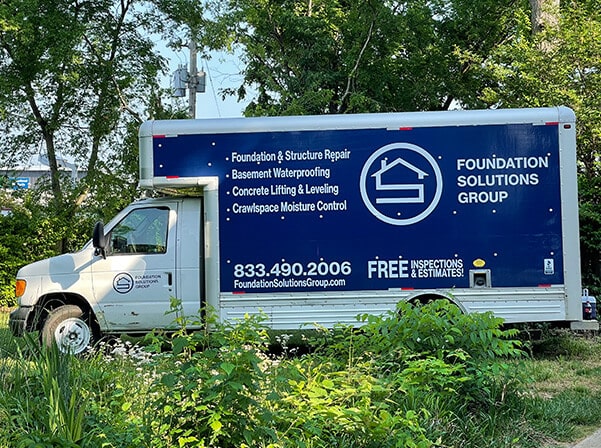 Foundation Solutions Group box truck