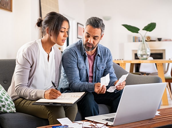 people looking at computer